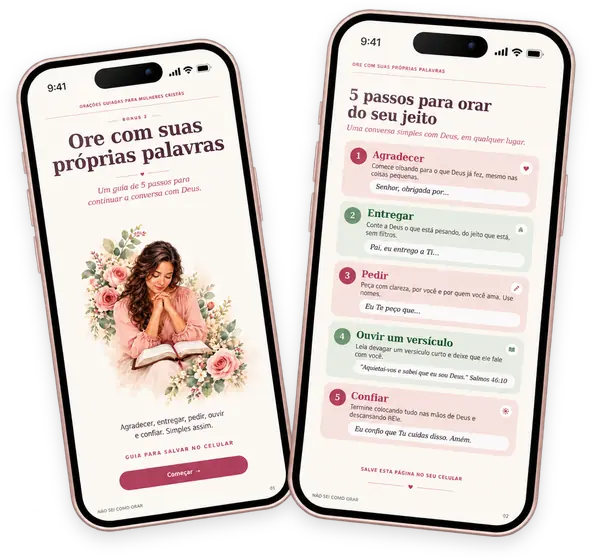 Bônus Ore com Suas Próprias Palavras