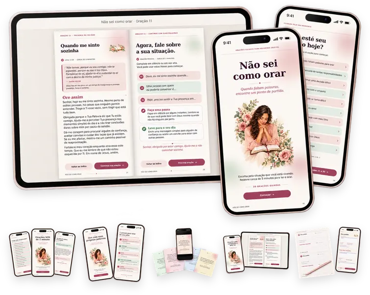 E-book Não Sei Como Orar com os 5 bônus